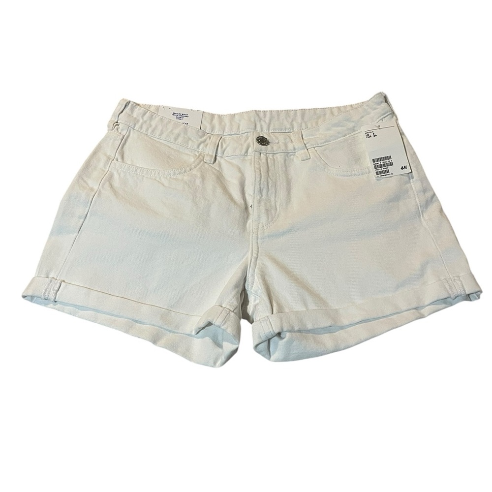 H&M White Jean Shorts for Women